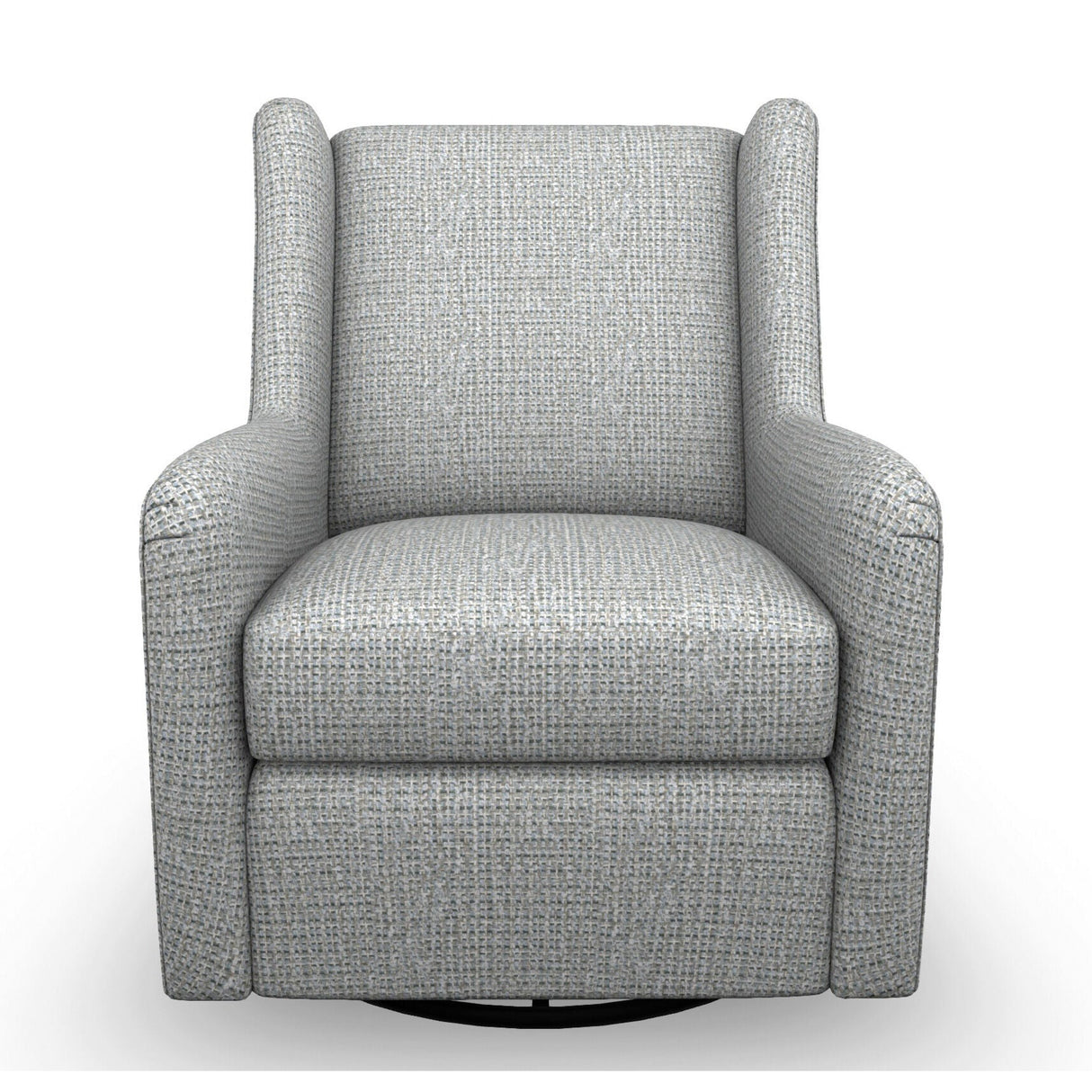 Brianna Gray Swivel Glide Chair QK1084621