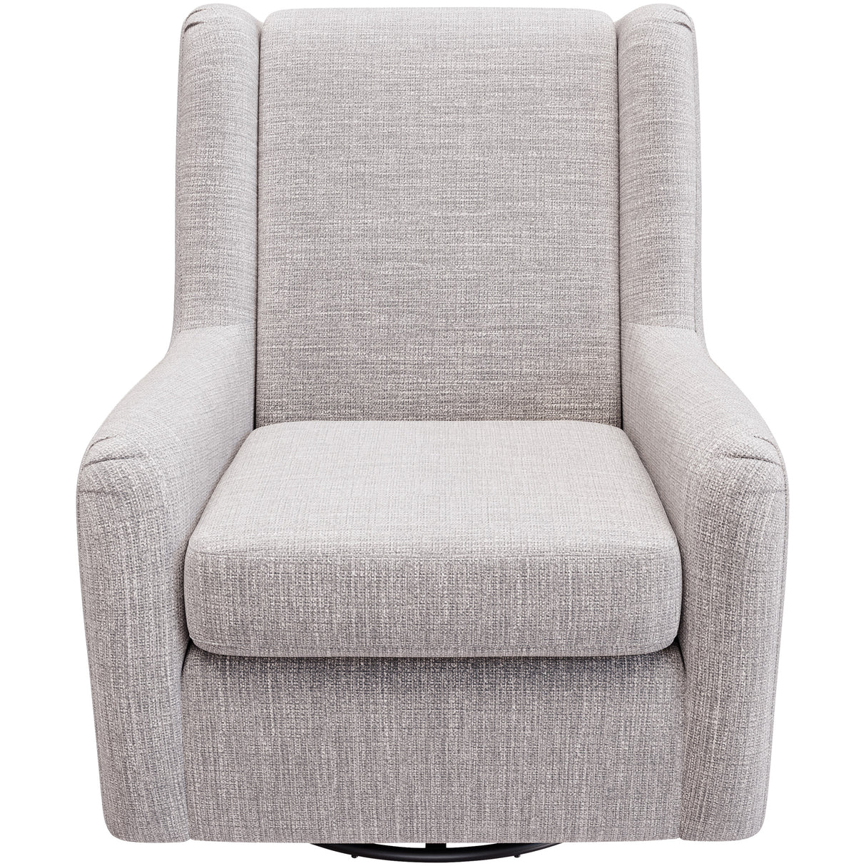 Brianna Gray Swivel Glide Chair QK1084621