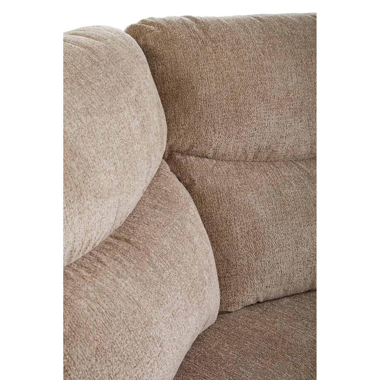 Detail view of James Fawn 5 Piece Tri-Power Right Chaise Reclining Sectional