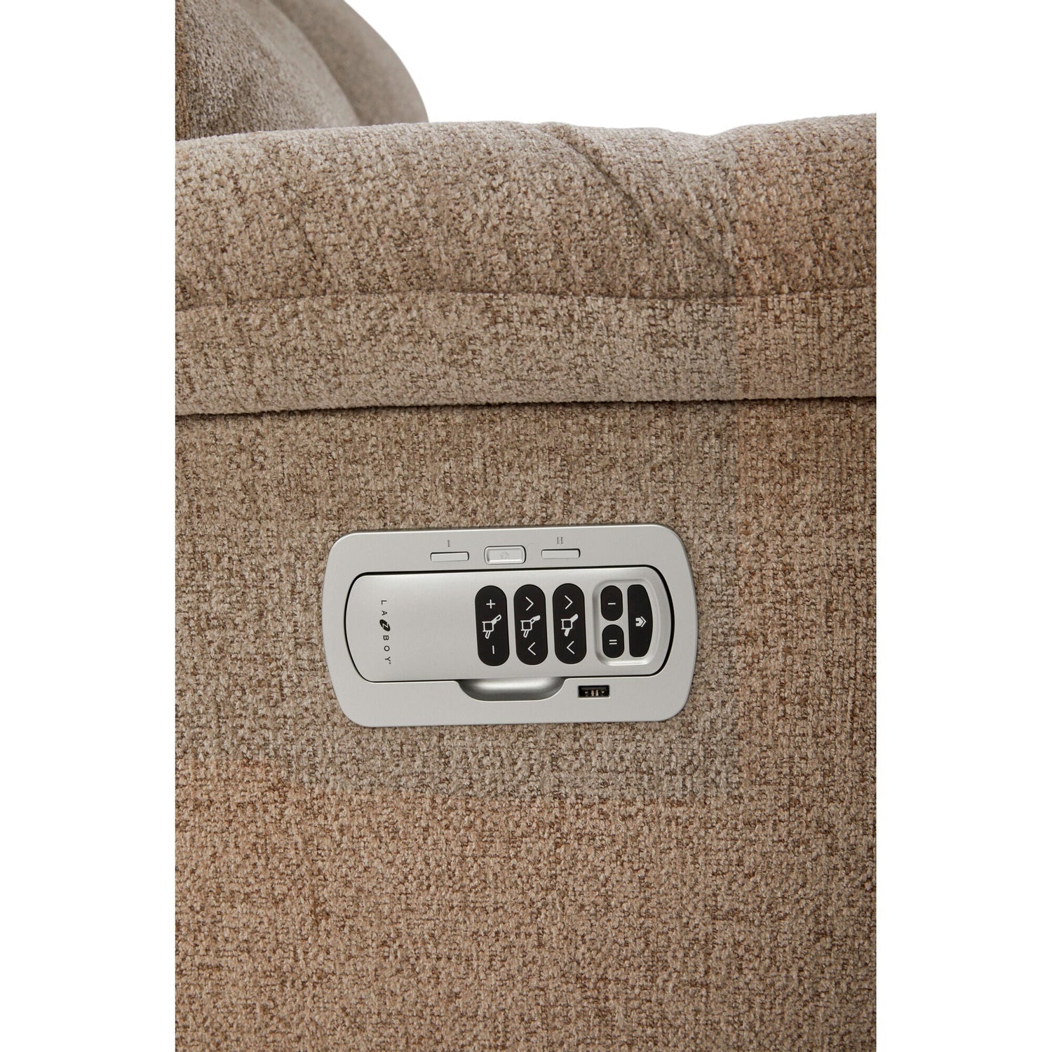 Detail view 2 of James Fawn 5 Piece Tri-Power Right Chaise Reclining Sectional