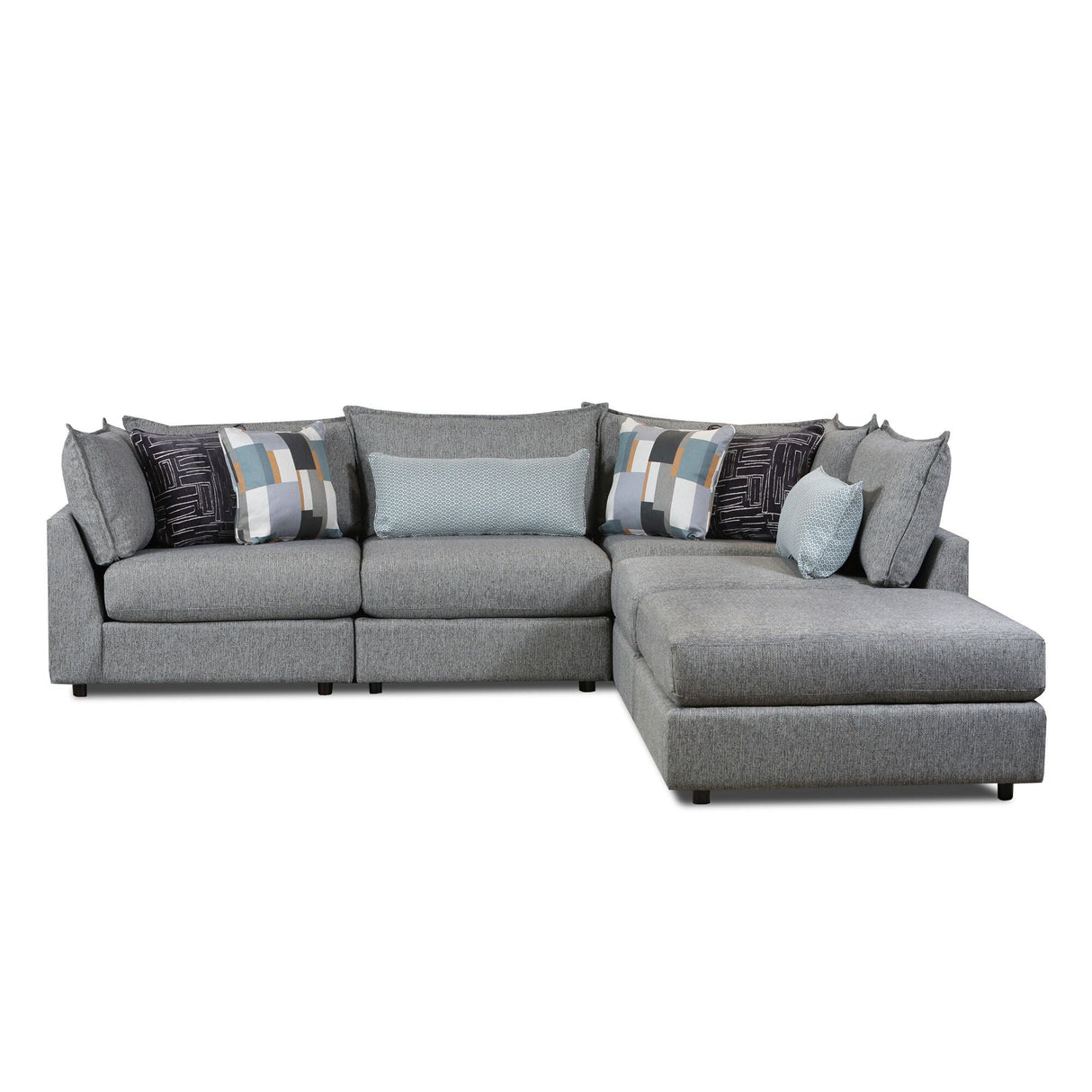 Floza Quartz 5 Piece Sectional QK1085398