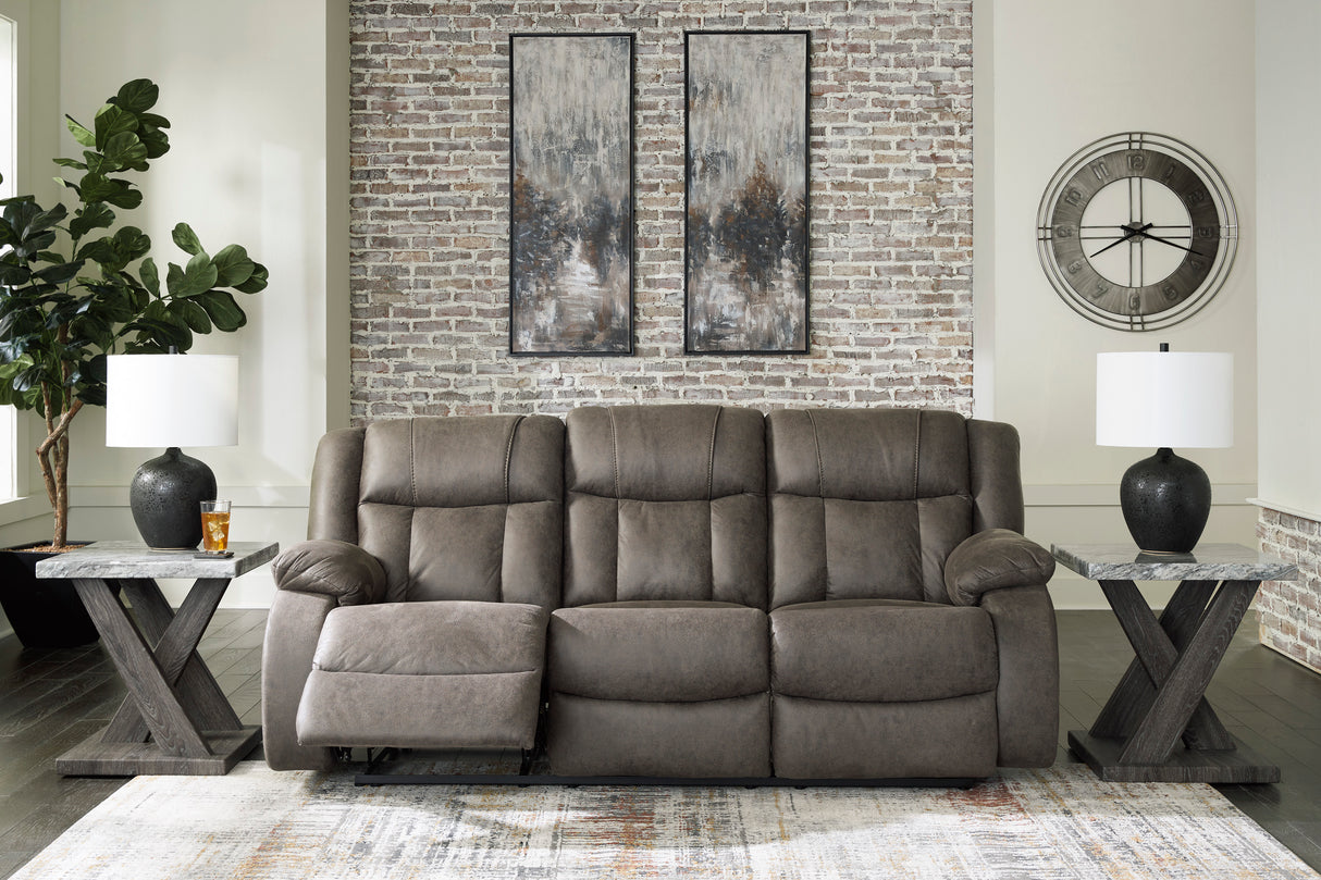 First Base Reclining Sofa - QK1086601
