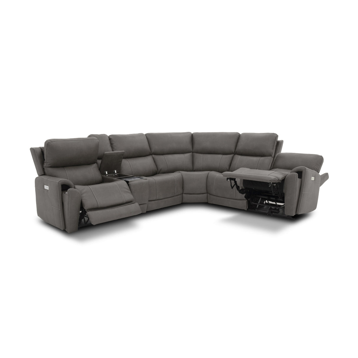 Dylan 6 Piece Sectional with 2 Power Ends and 2 Power Armless