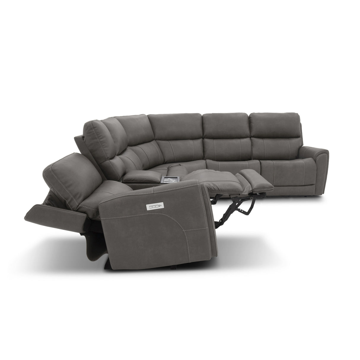 Dylan 6 Piece Sectional with 2 Power Ends and 1 Power Armless