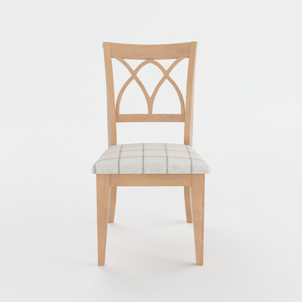 Kirkland Pecan Washed XX Back Upholstered Chair QK1087044