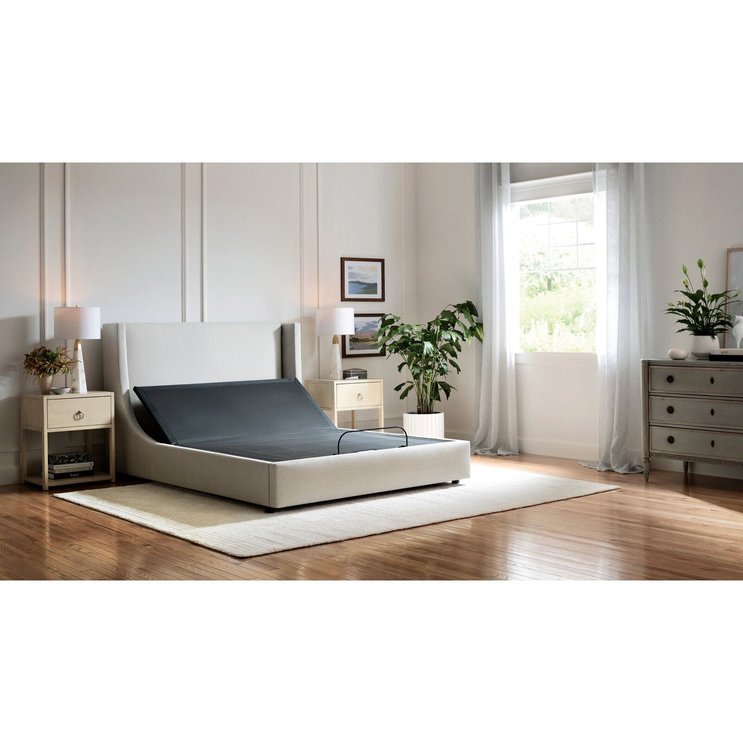 Room setting 3 featuring Purple Premium Plus Twin XL Smart Base