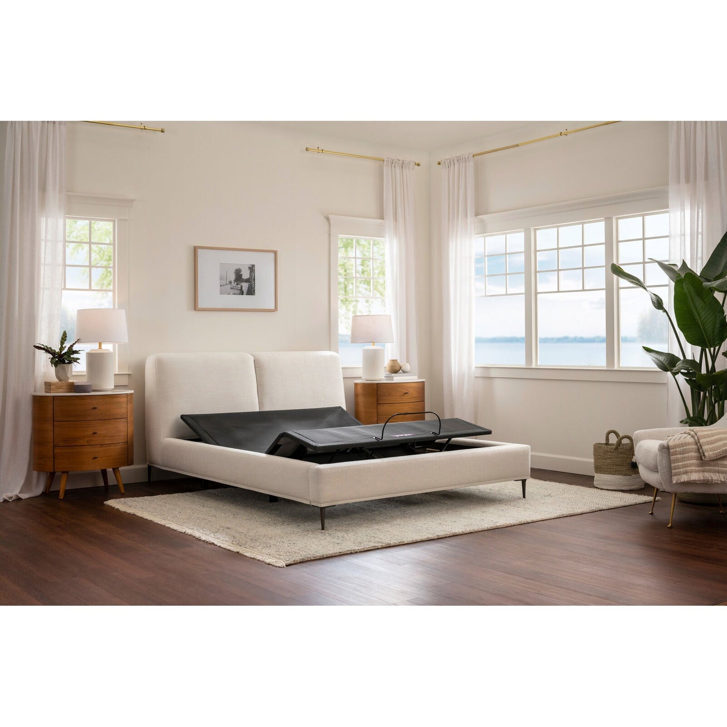 Room setting 4 featuring Purple Premium Plus California King Smart Base