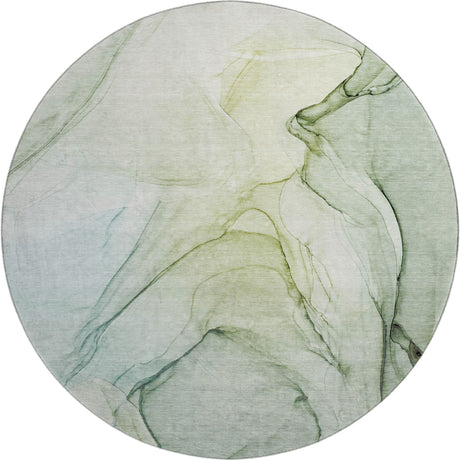 Odyssey Aloe Round Rug QK1087272