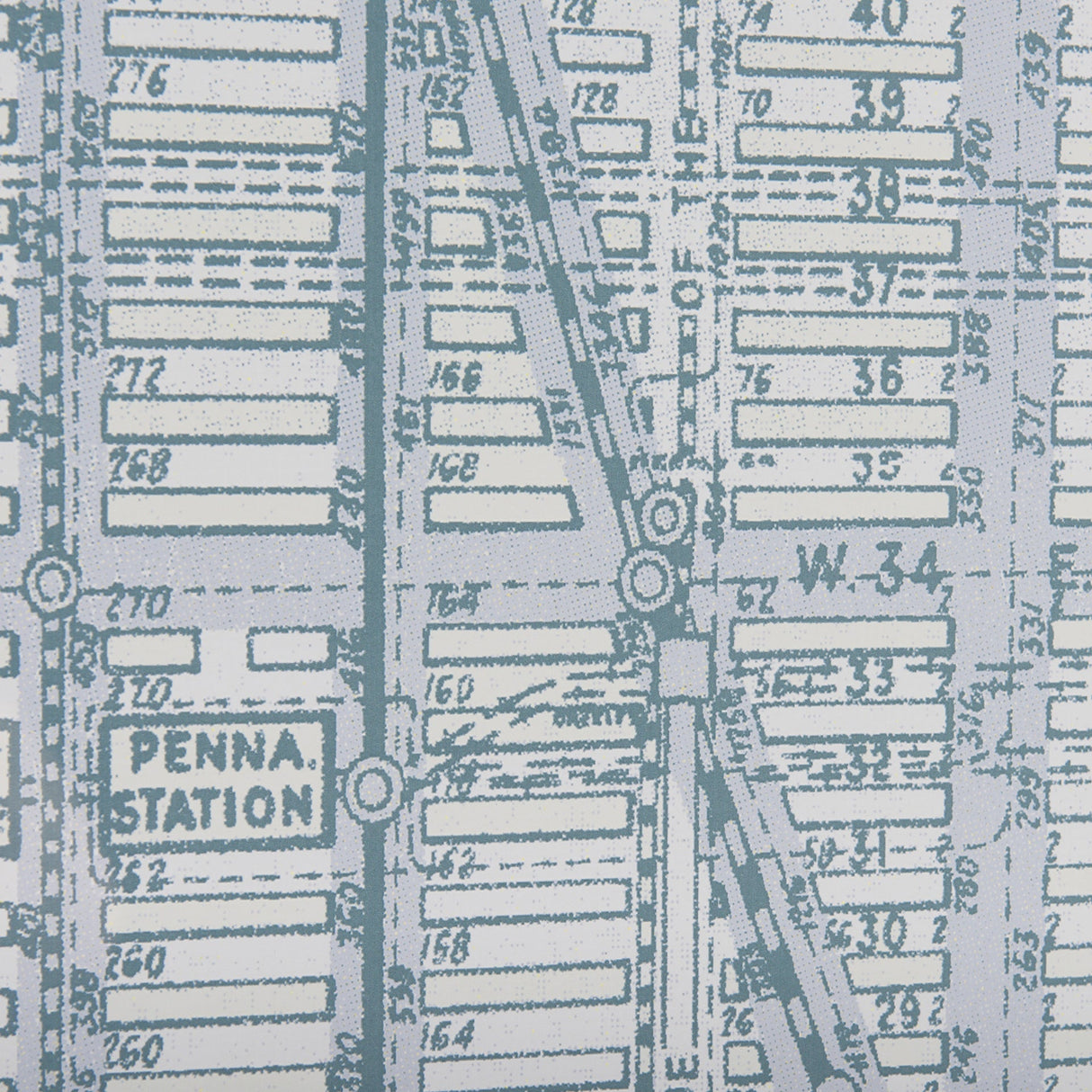 Swatch for the Manhattan Map Wall Art
