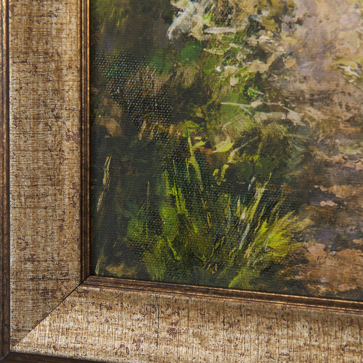 Back view of T Rex White Wall Art