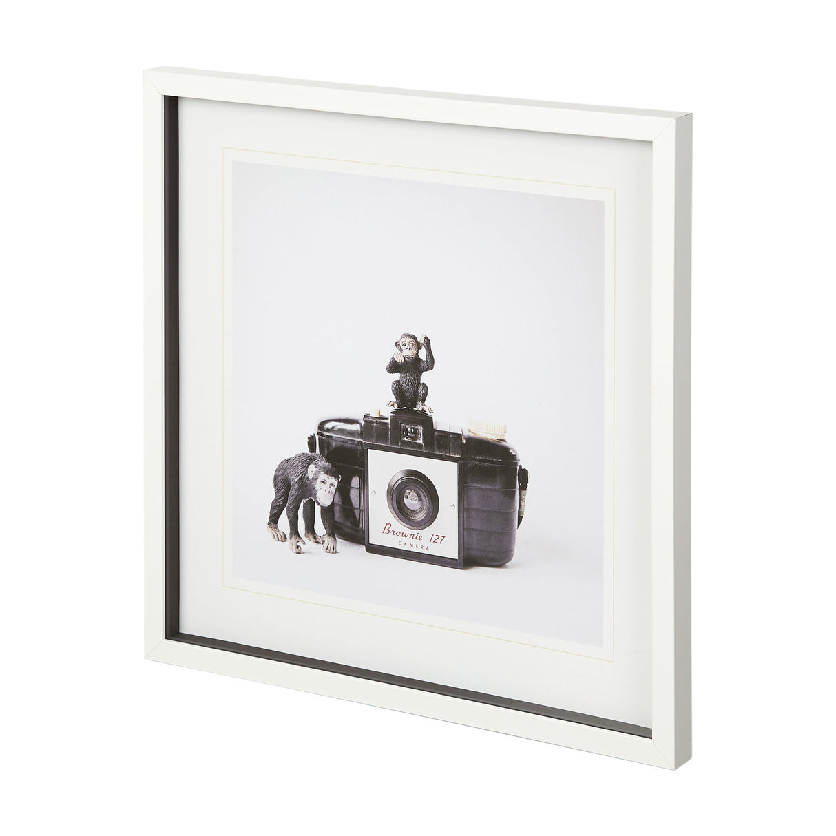 Front right view of Monkeys Black Wall Art