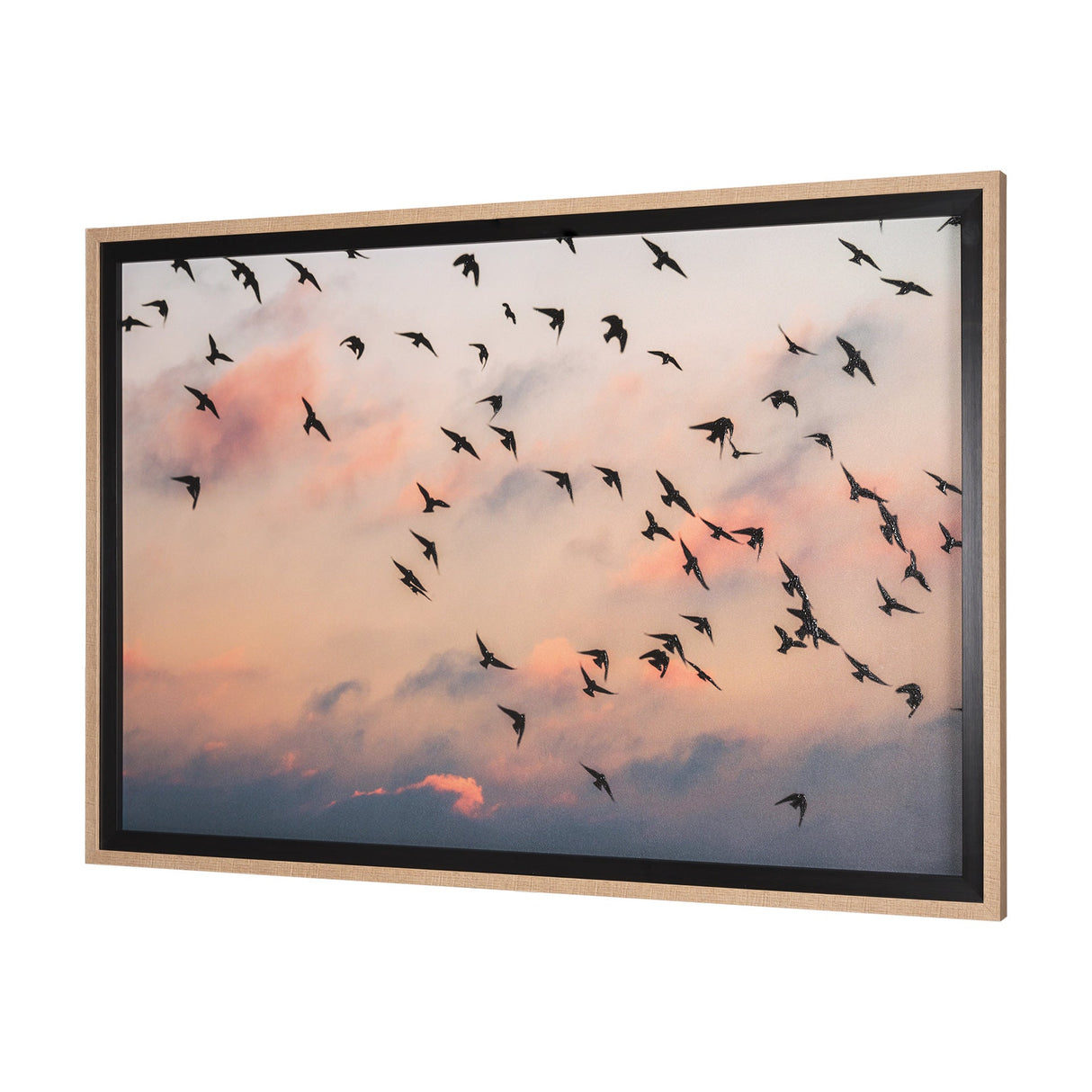 Front right view of Evening Flight Wall Art