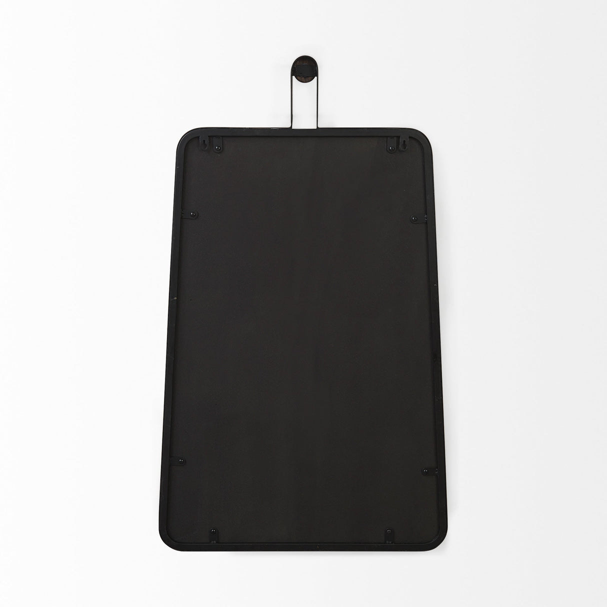 Back view of Collie Black Wall Mirror