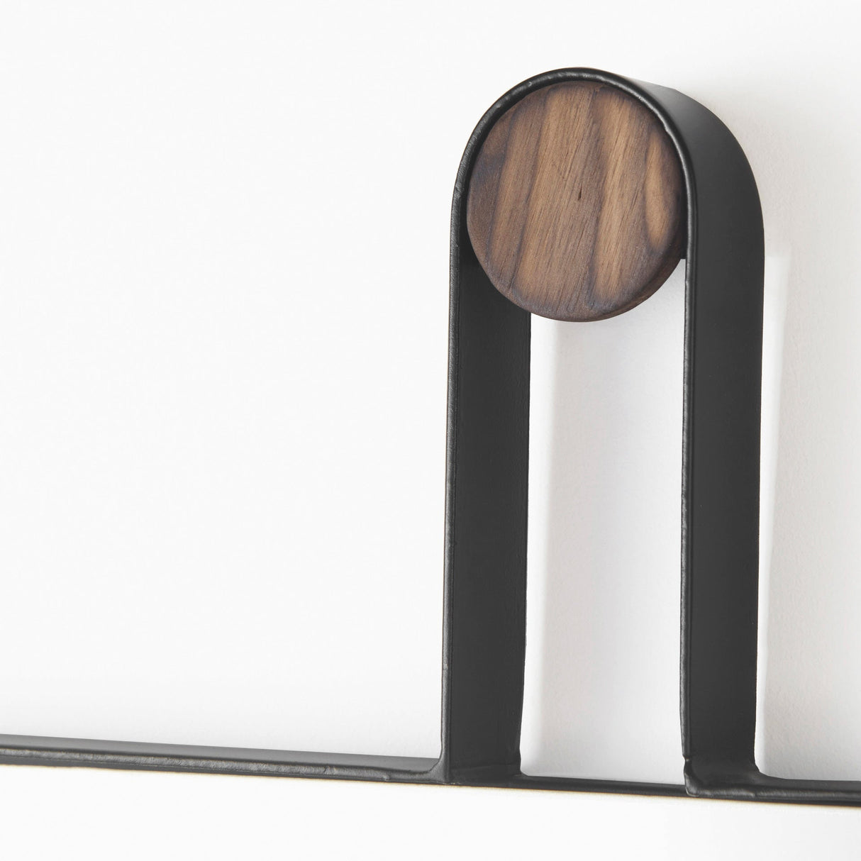 Detail view of Collie Black Wall Mirror