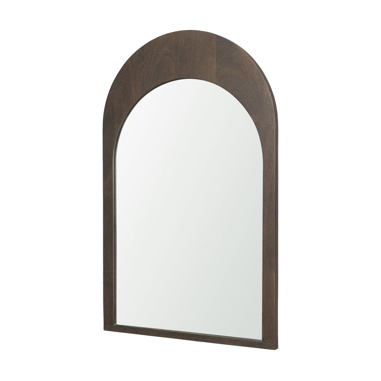 Front right view of Celeste Dark Brown Wall Mirror
