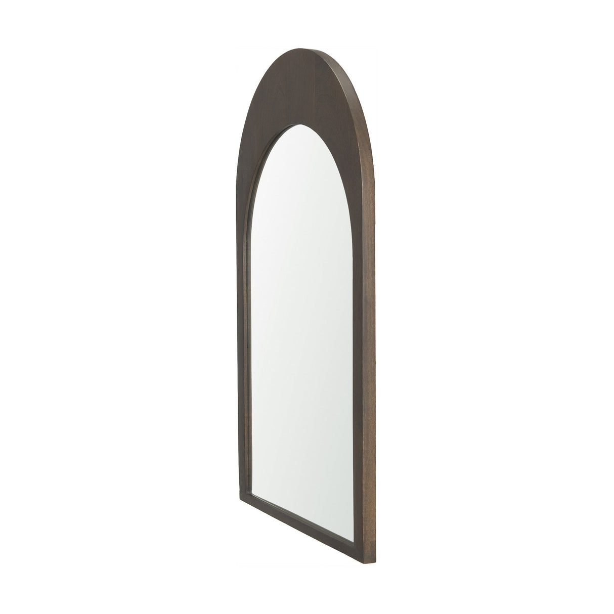 Side view of Celeste Dark Brown Wall Mirror