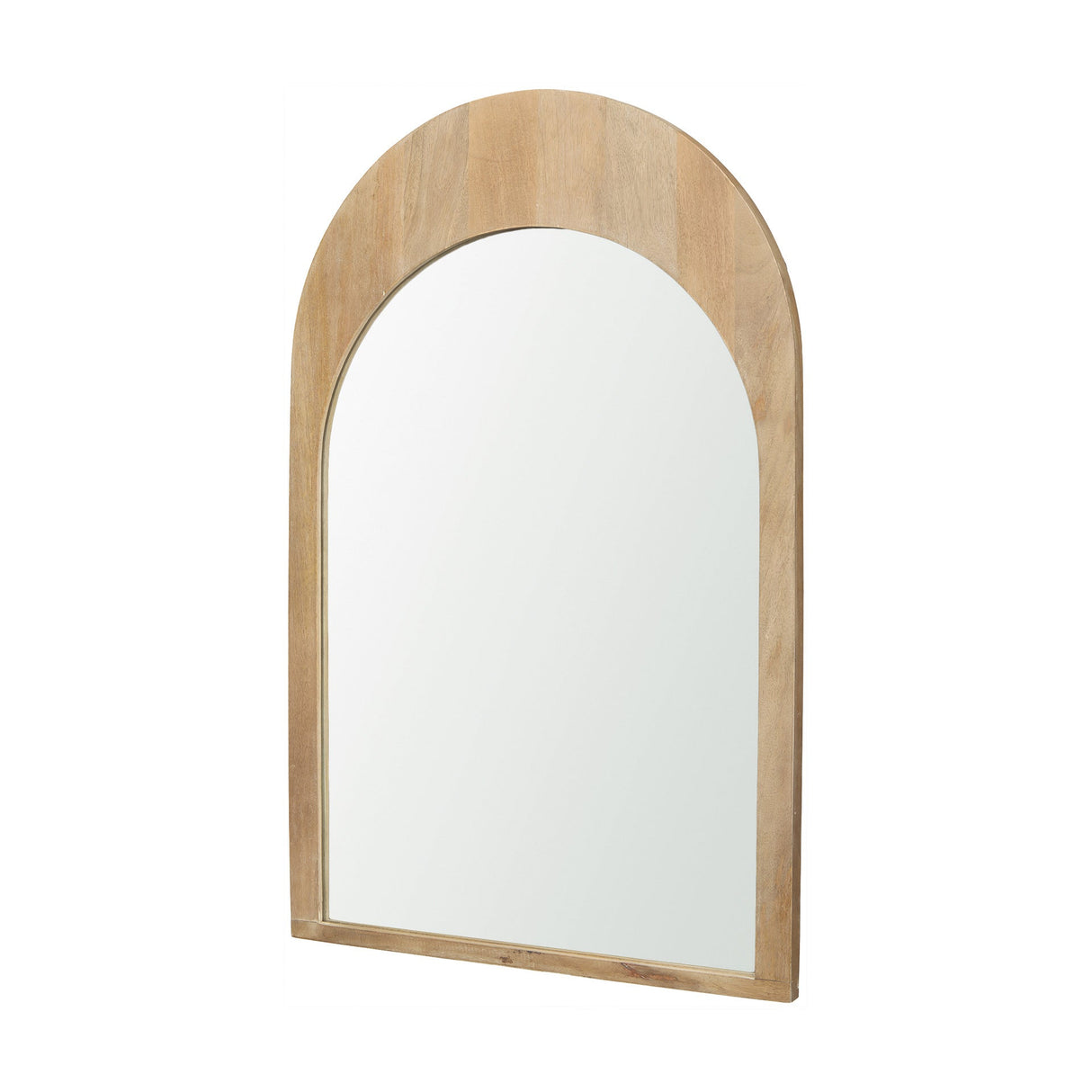 Front right view of Celeste Light Brown Wall Mirror