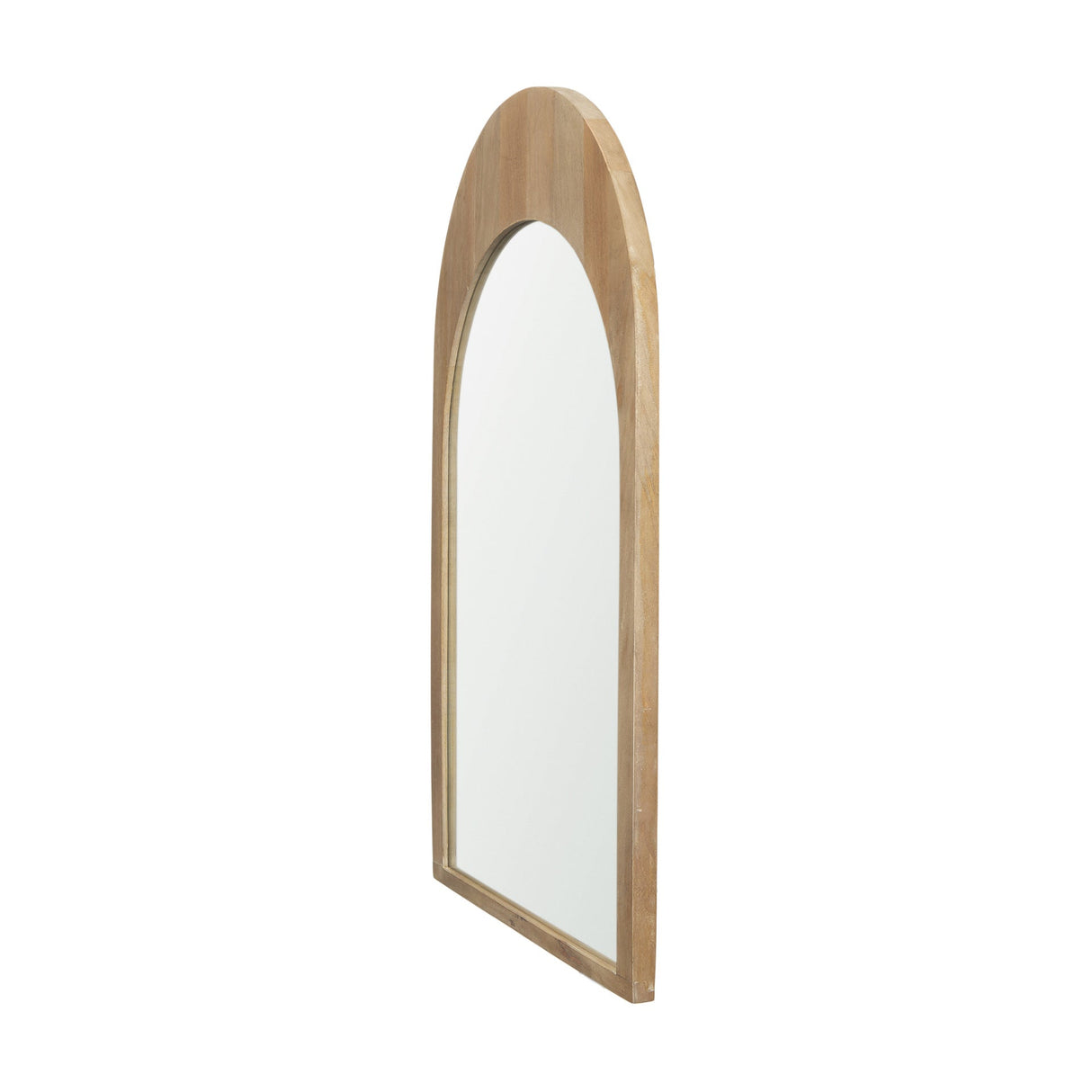 Side view of Celeste Light Brown Wall Mirror