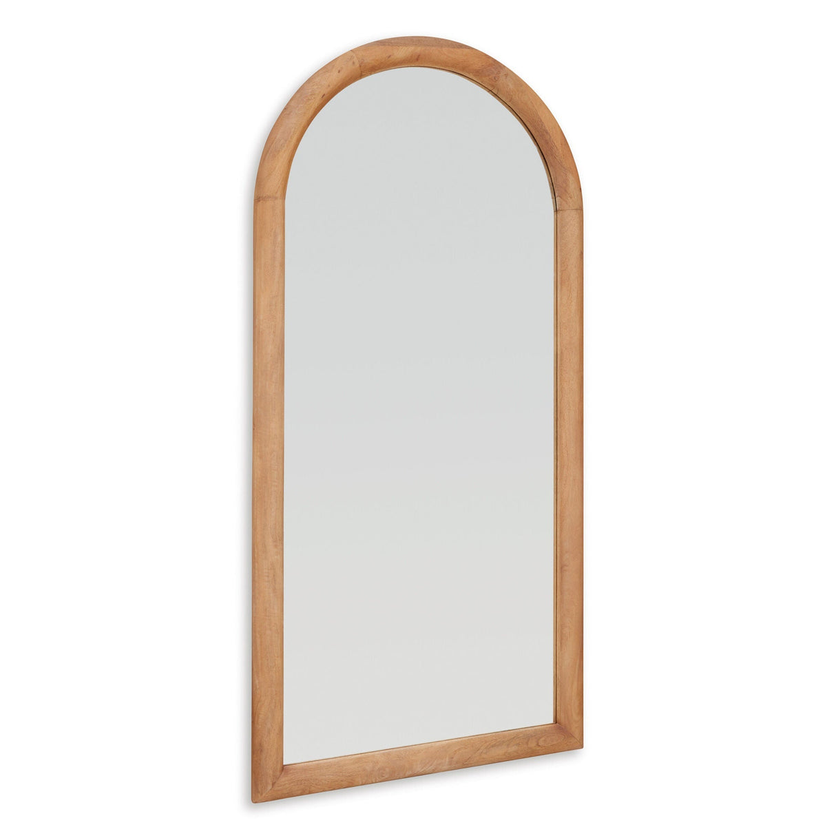 Front right view of Dairville Brown Floor Mirror