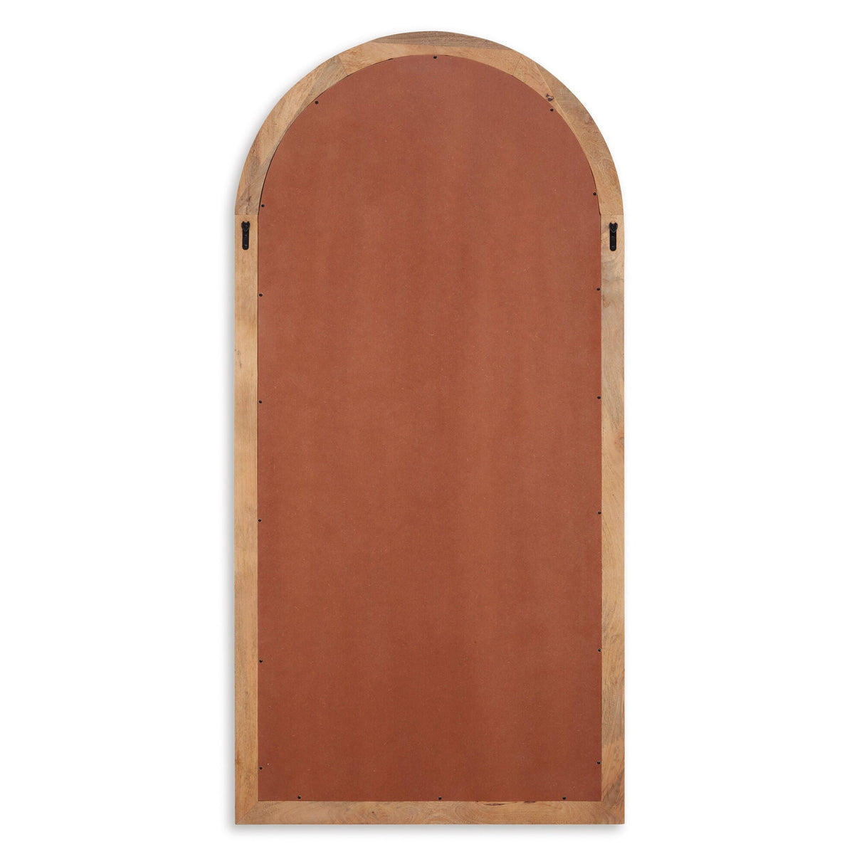 Back view of Dairville Brown Floor Mirror