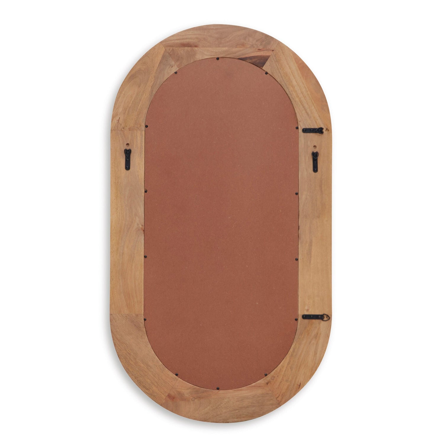 Back view of Daverly Brown Accent Mirror