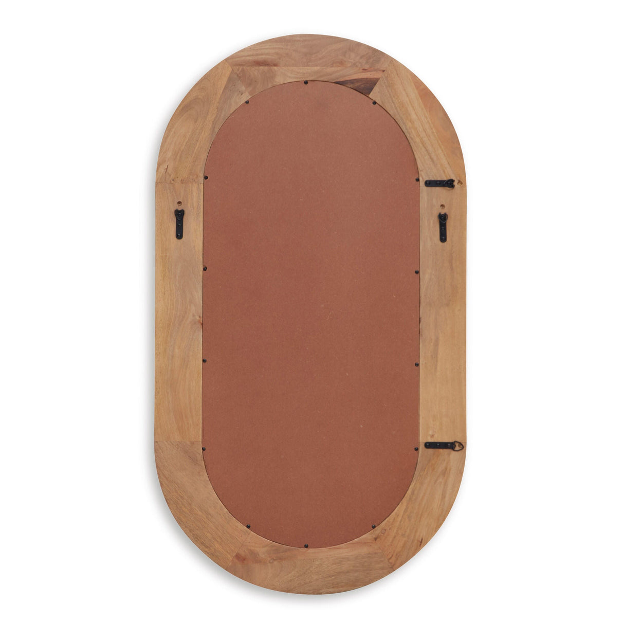 Back view of Daverly Brown Accent Mirror