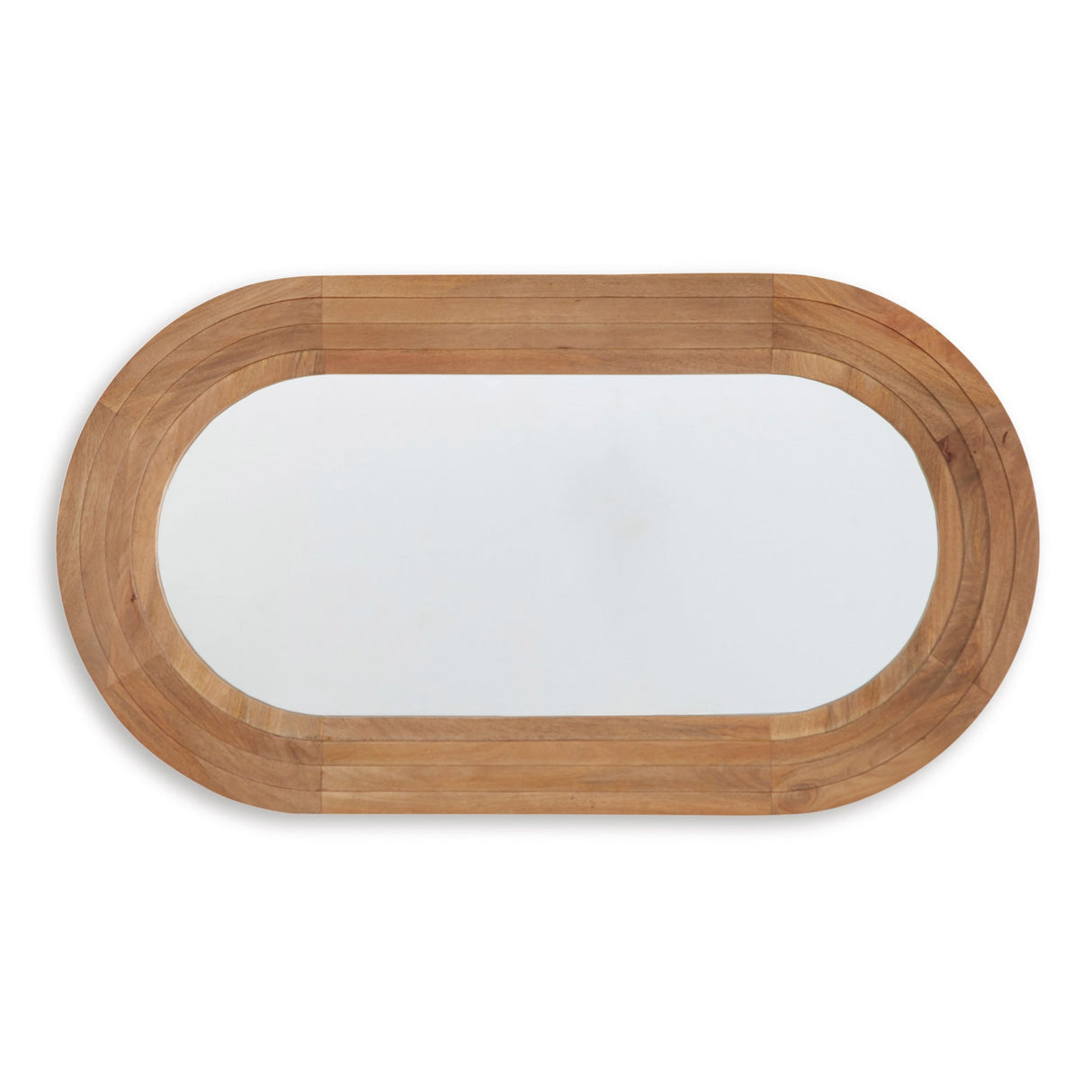 Side view of Daverly Brown Accent Mirror