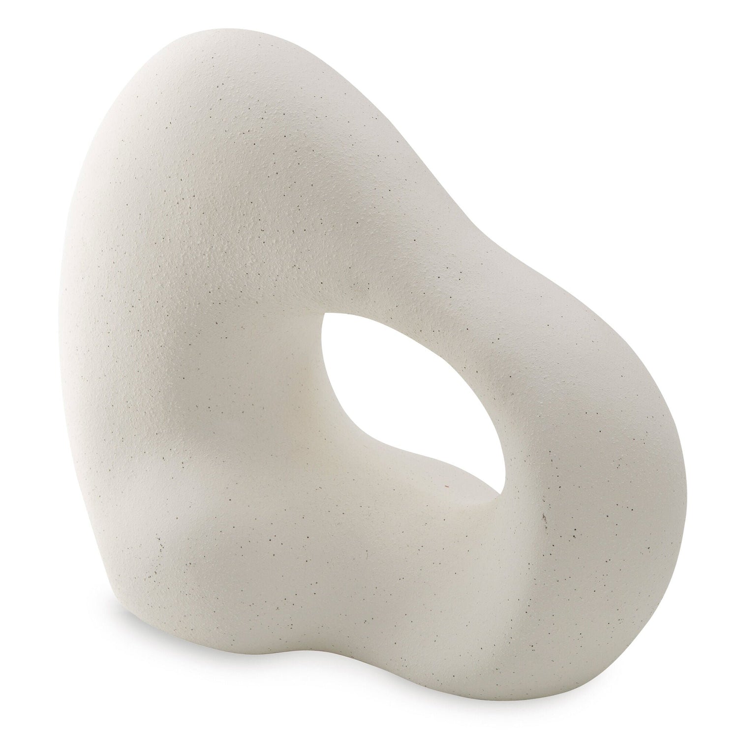 Front right view of Arthrow Off White Small Sculpture