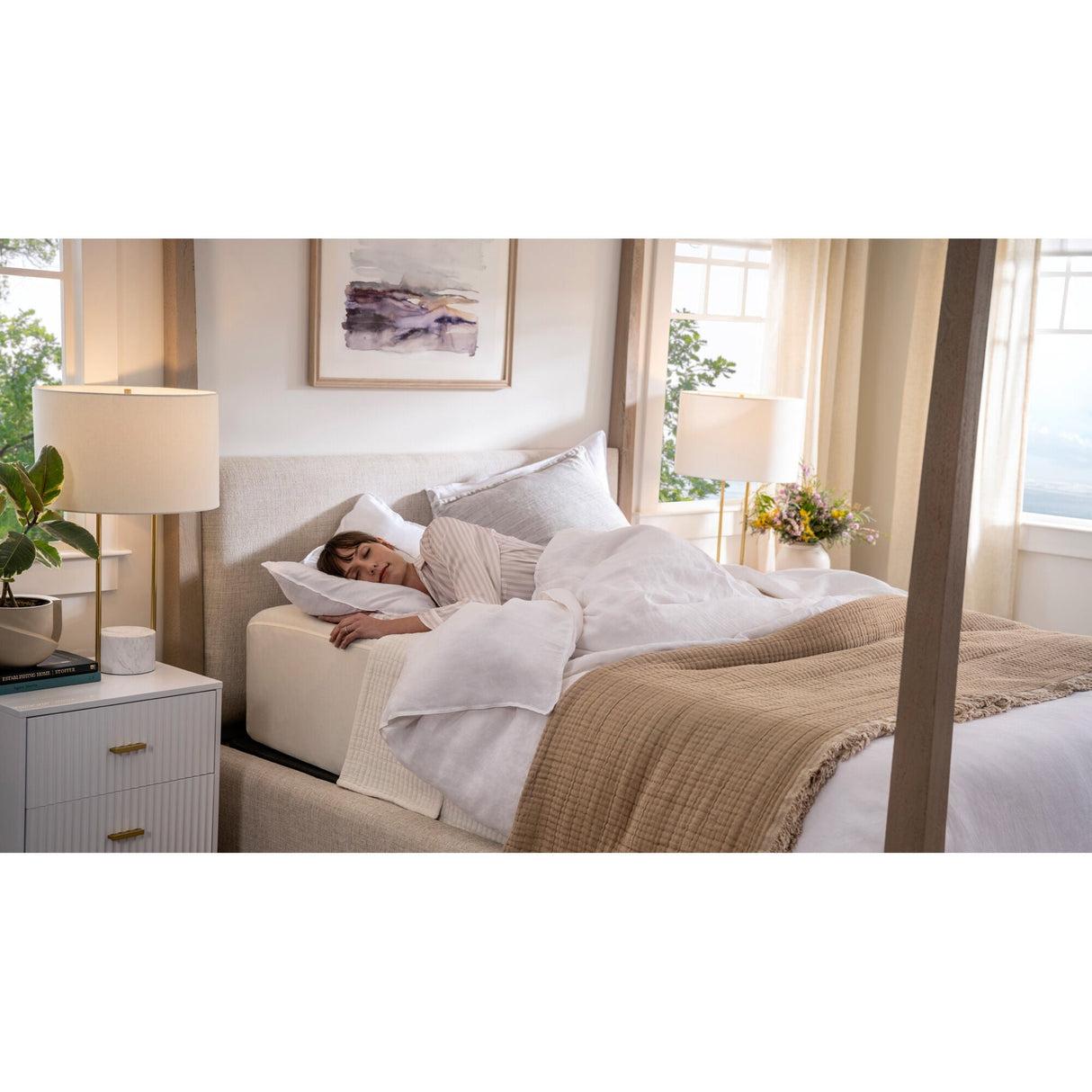 Room setting 2 featuring RestorePremier King Soft Mattress