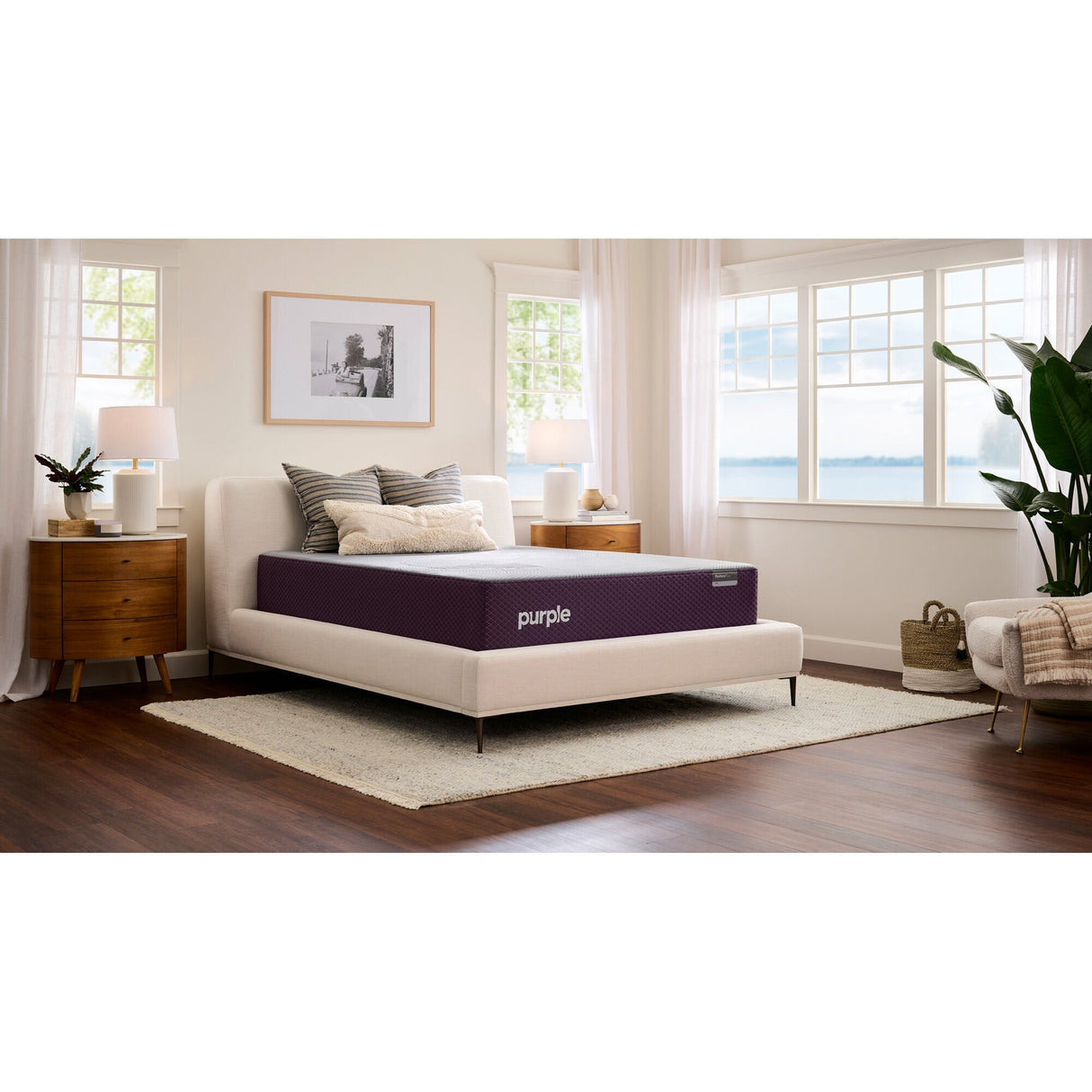 Room setting 3 featuring RestorePlus Twin XL Firm Mattress