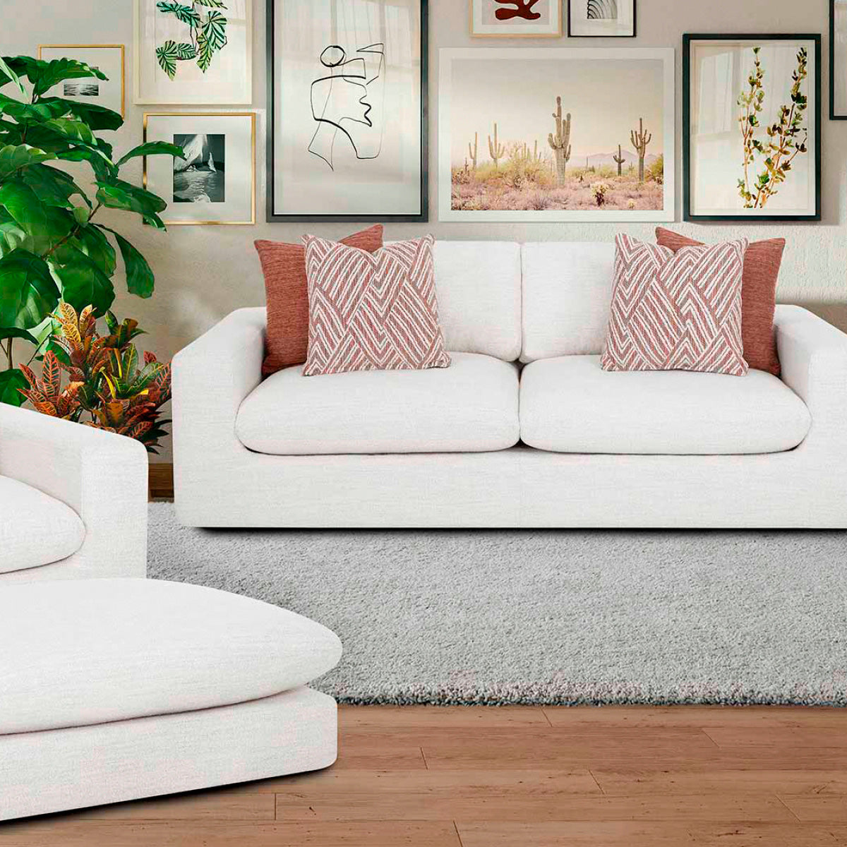 Room setting 4 featuring Cormic Pearl Sofa