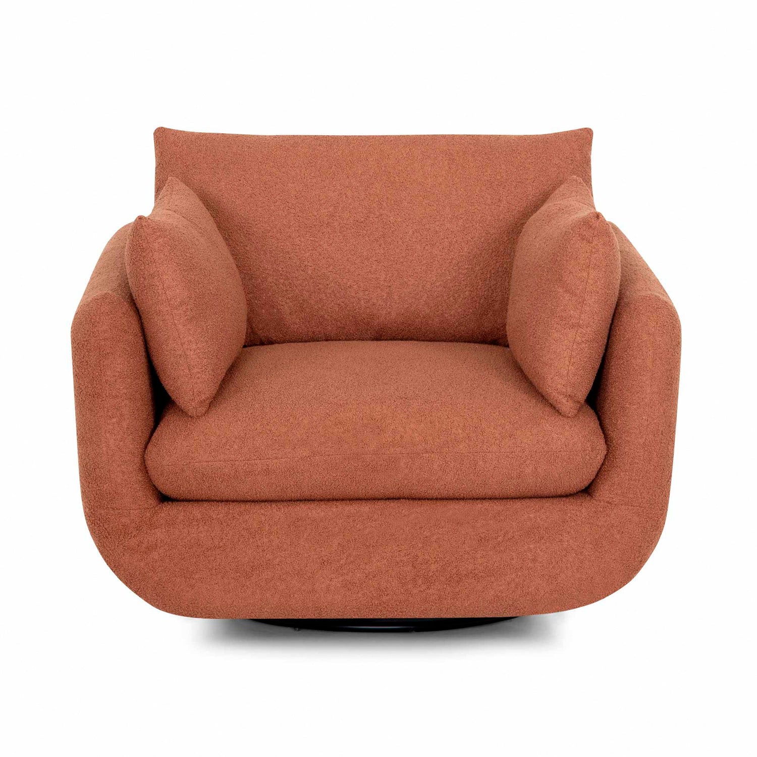 Cormic Copper Swivel Accent Chair QK1089508