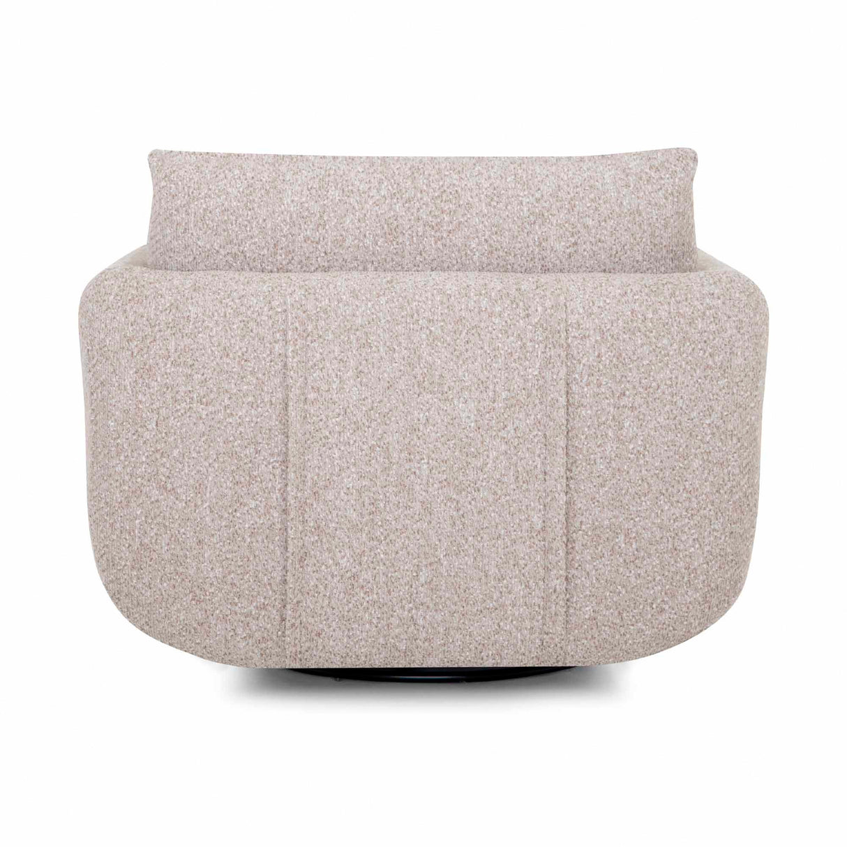 Back view of Cormic Cloud Swivel Accent Chair