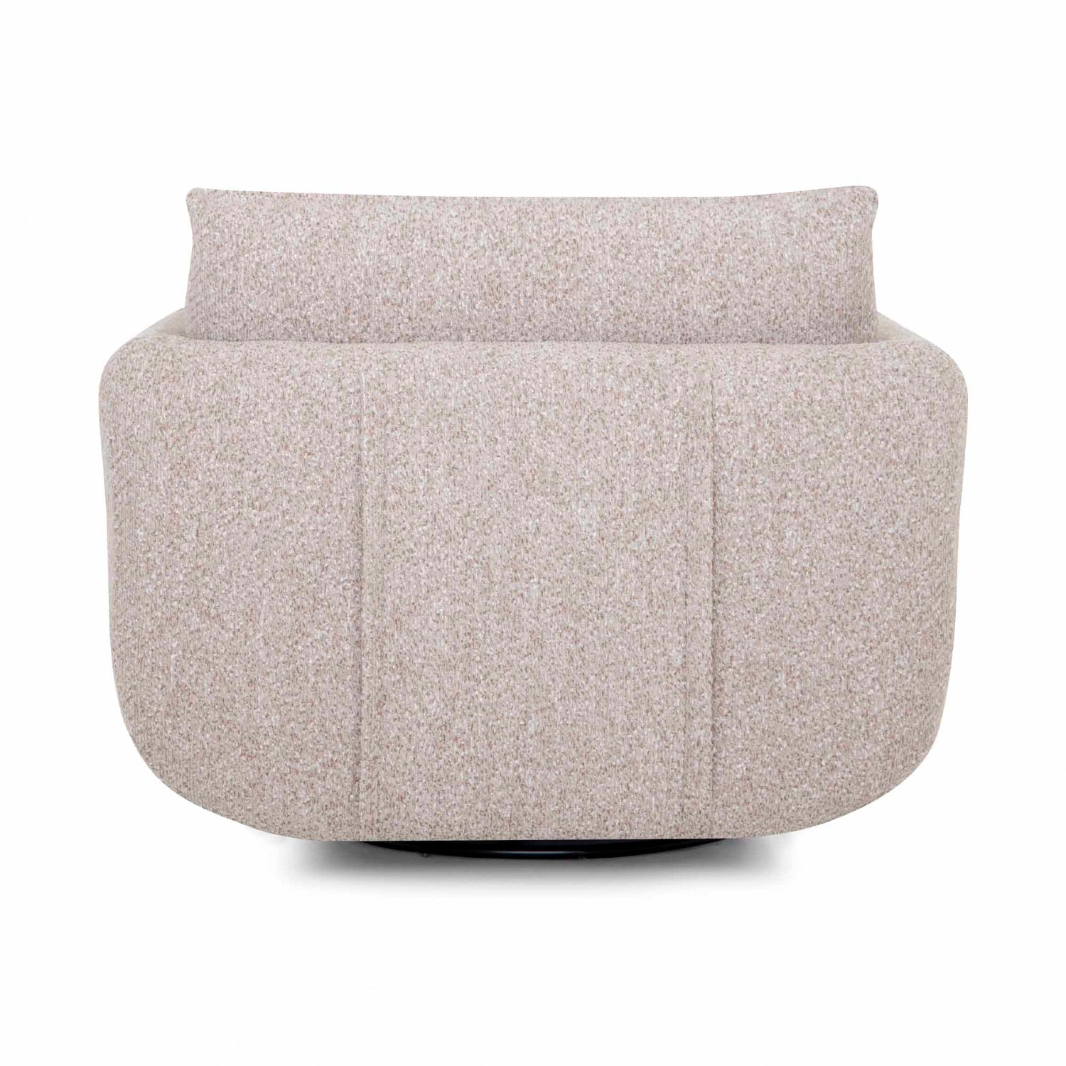 Back view of Cormic Cloud Swivel Accent Chair