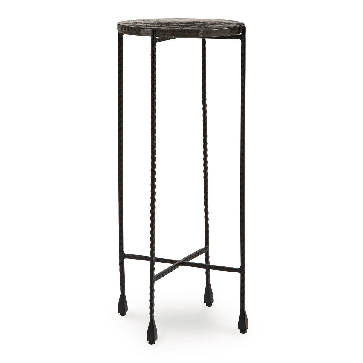 Front right view of Newgoren Black Accent Table