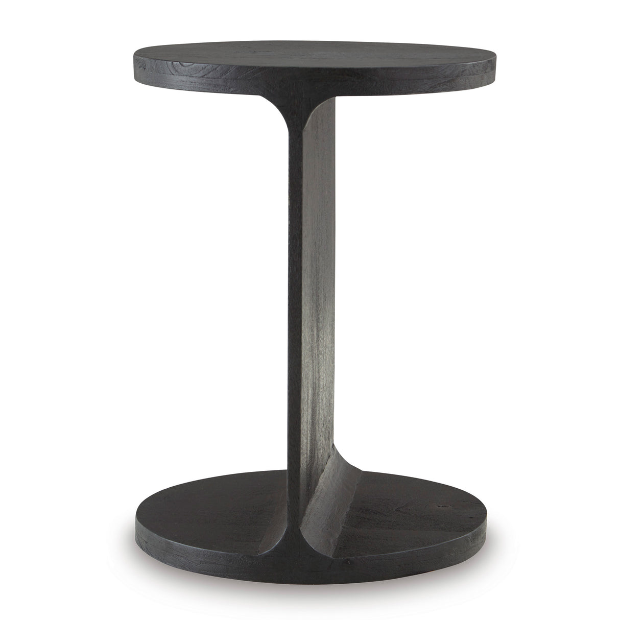 Back view of Adderley Black Accent Table