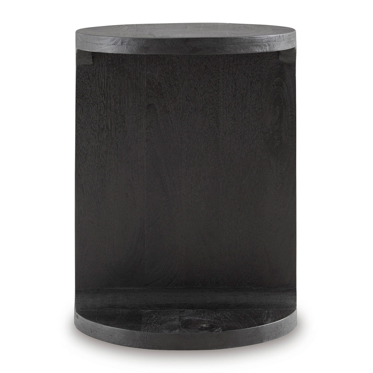 Side view of Adderley Black Accent Table