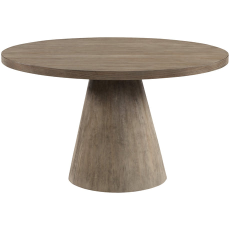 Portland Gray Round Dining Table QK1089916