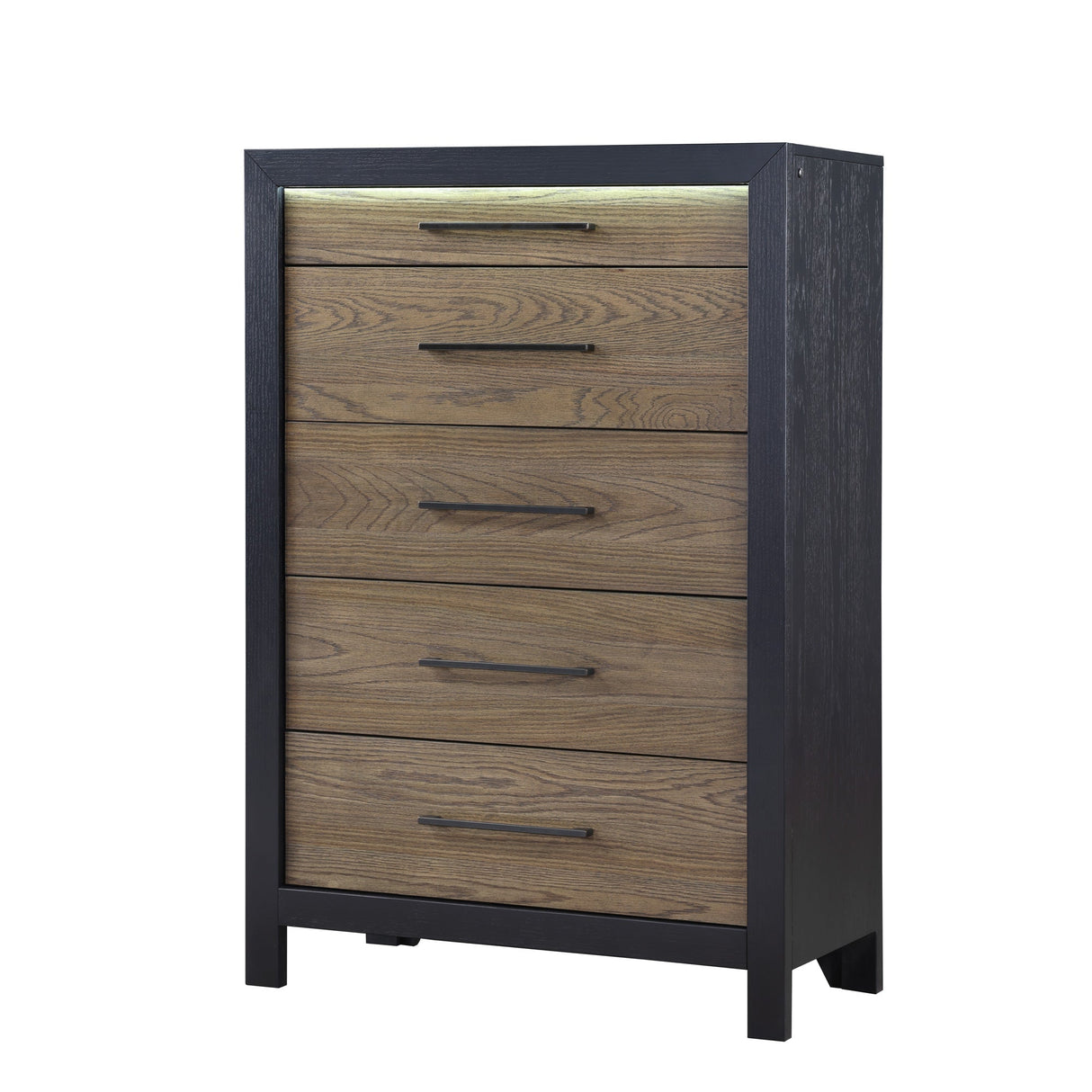 Front right view of Trenton Black Light Up Chest