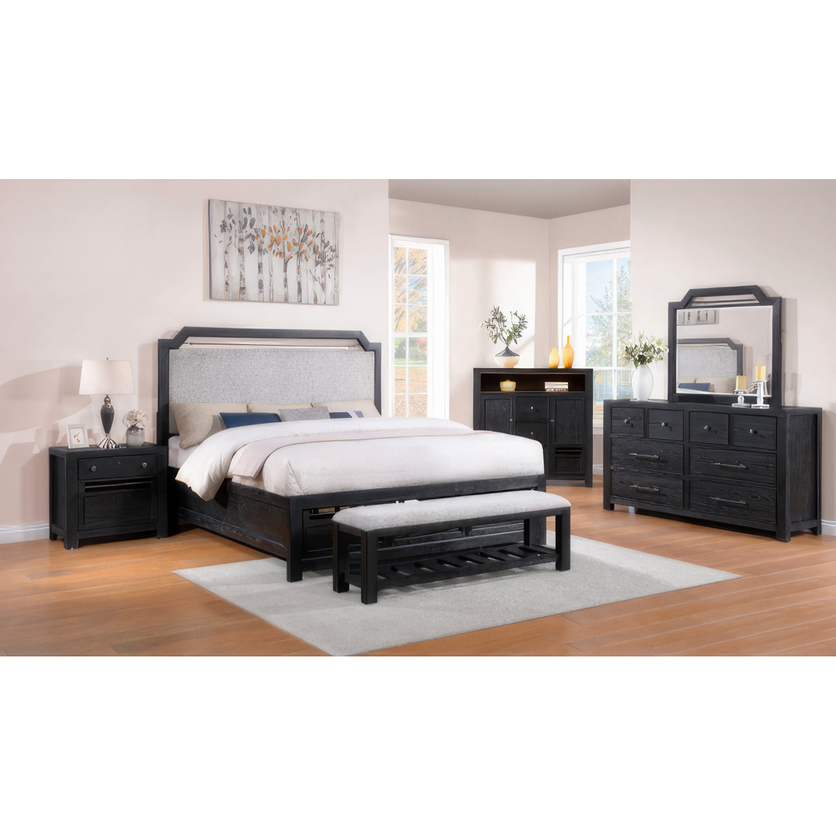 Midnight Valley Storage Bed