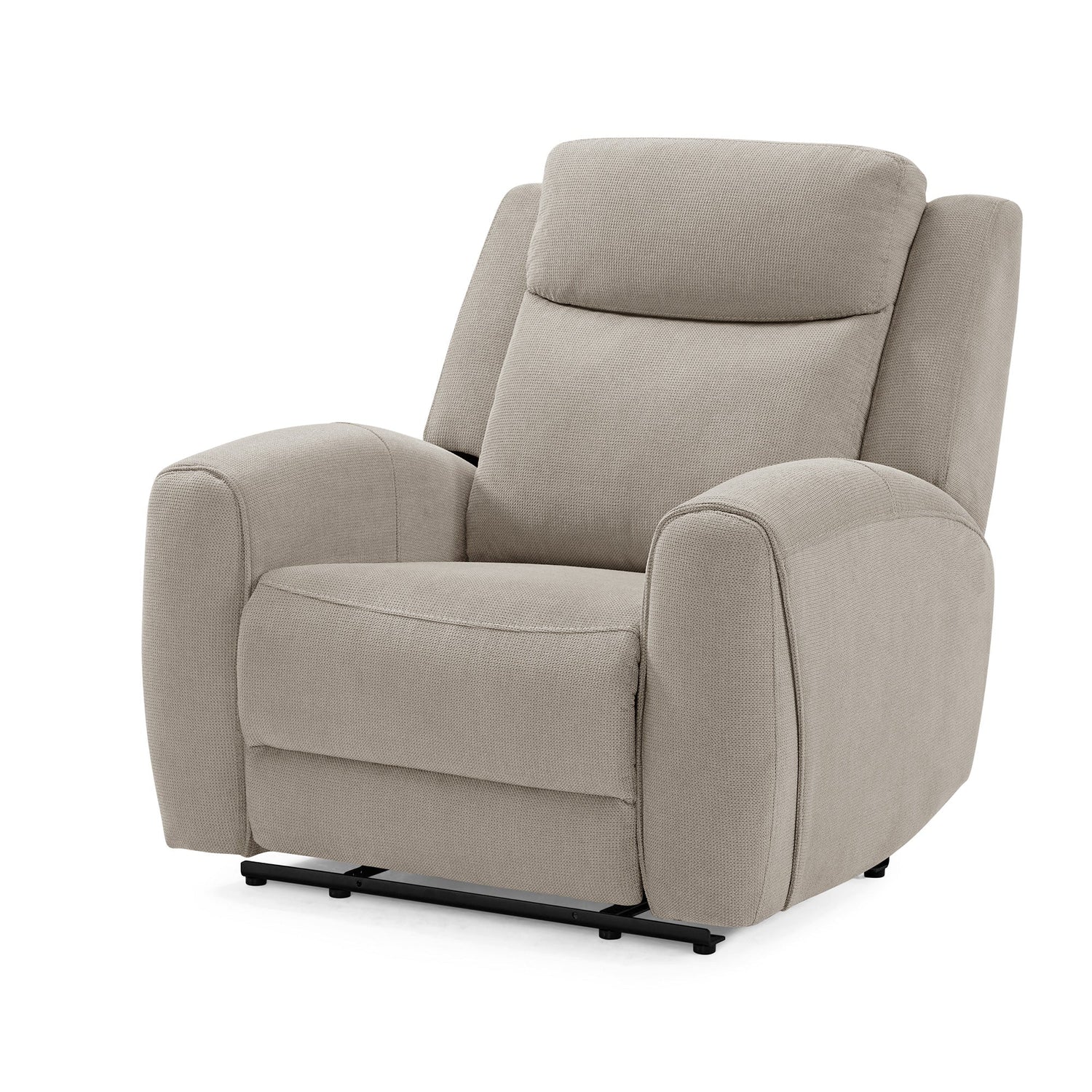 Front right view of Dash Champagne Power Recliner