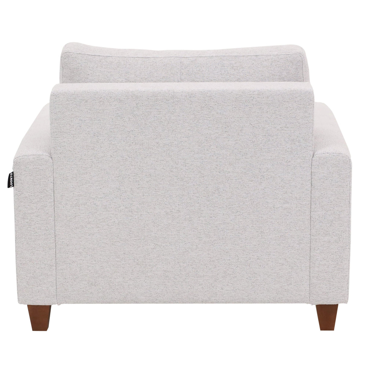 Back view of Meko Light Gray Sleeper Chair