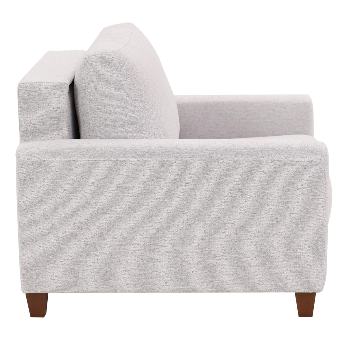 Side view of Meko Light Gray Sleeper Chair