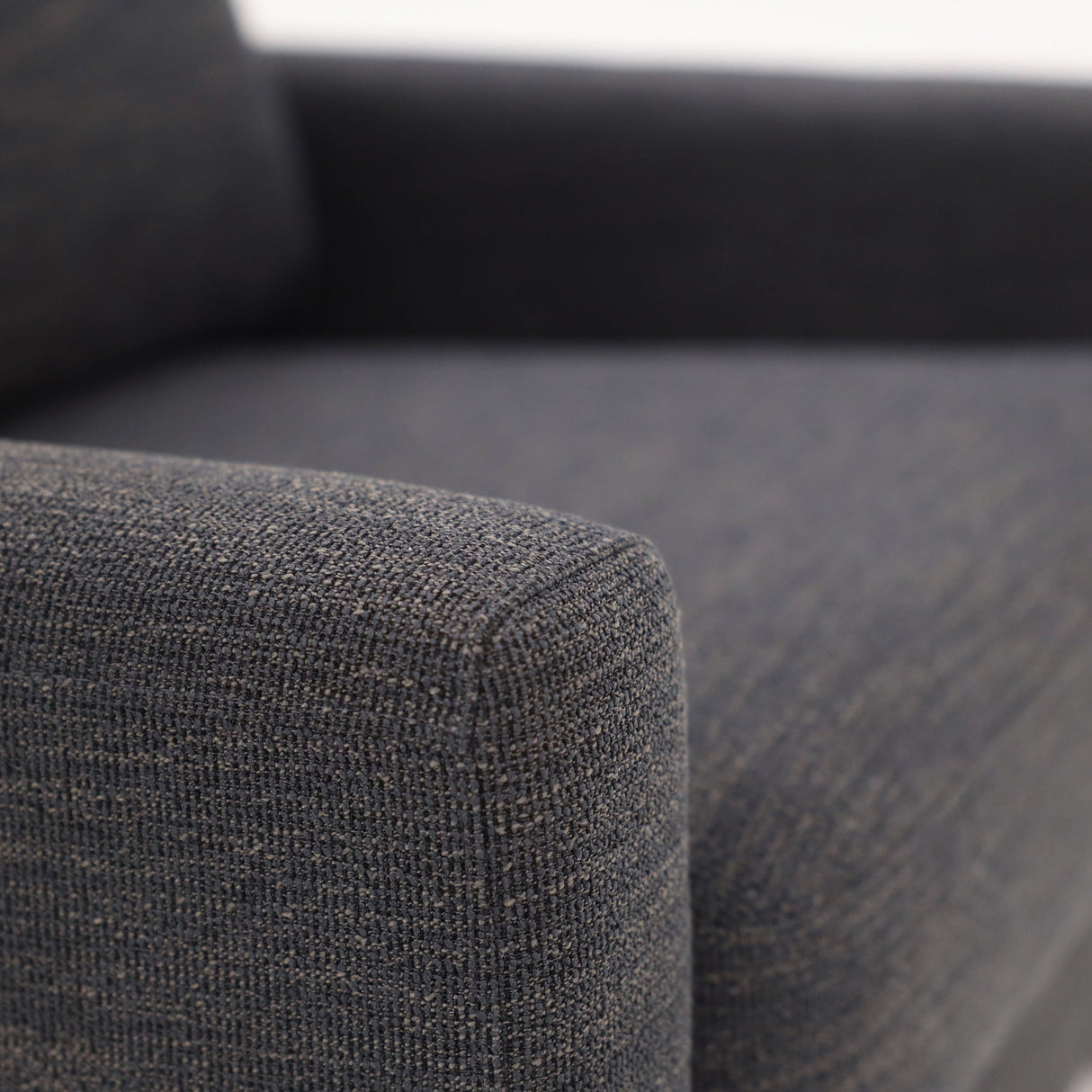 Detail view of Meko Black Sleeper Chair