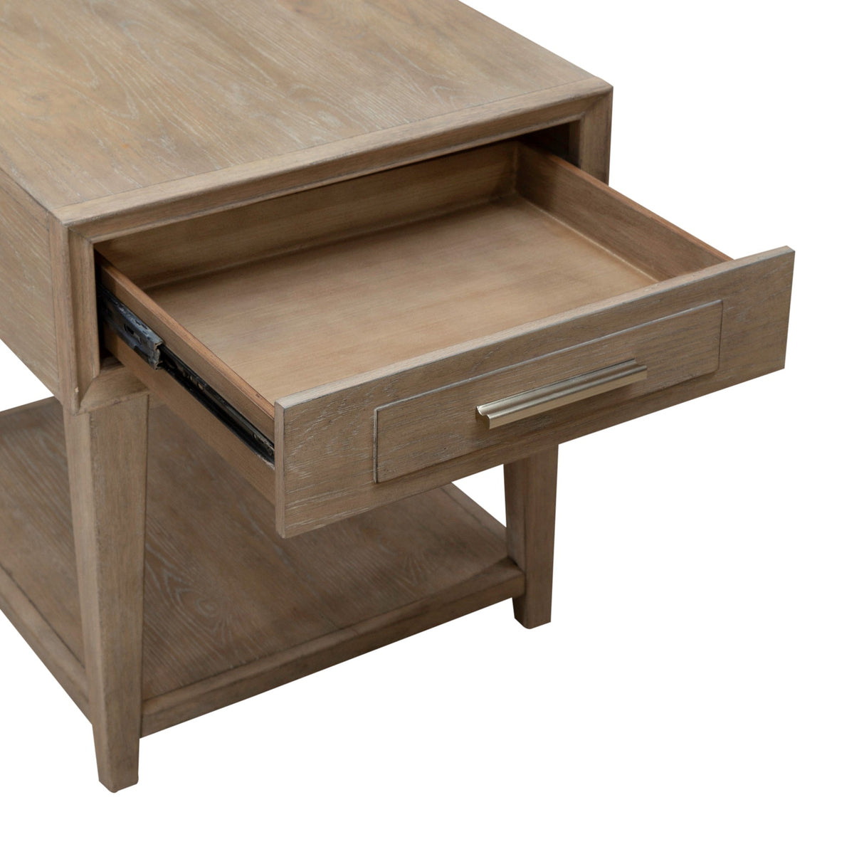 Open view of Brentwood Sandstone End Table