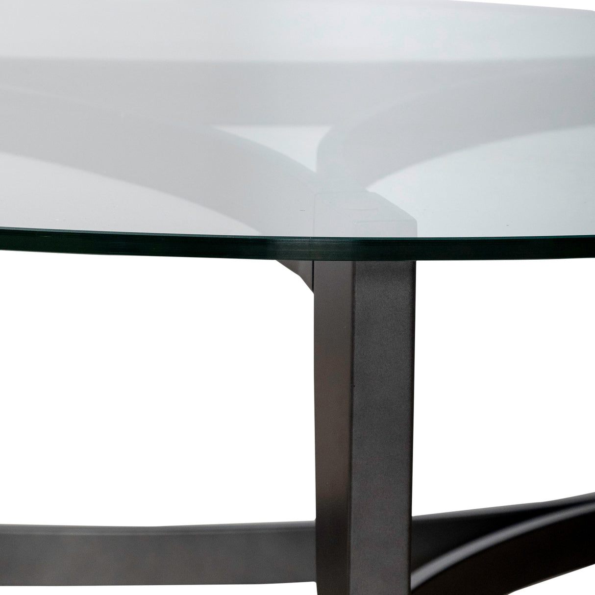 Swatch for the Capri Glass Round Coffee Table