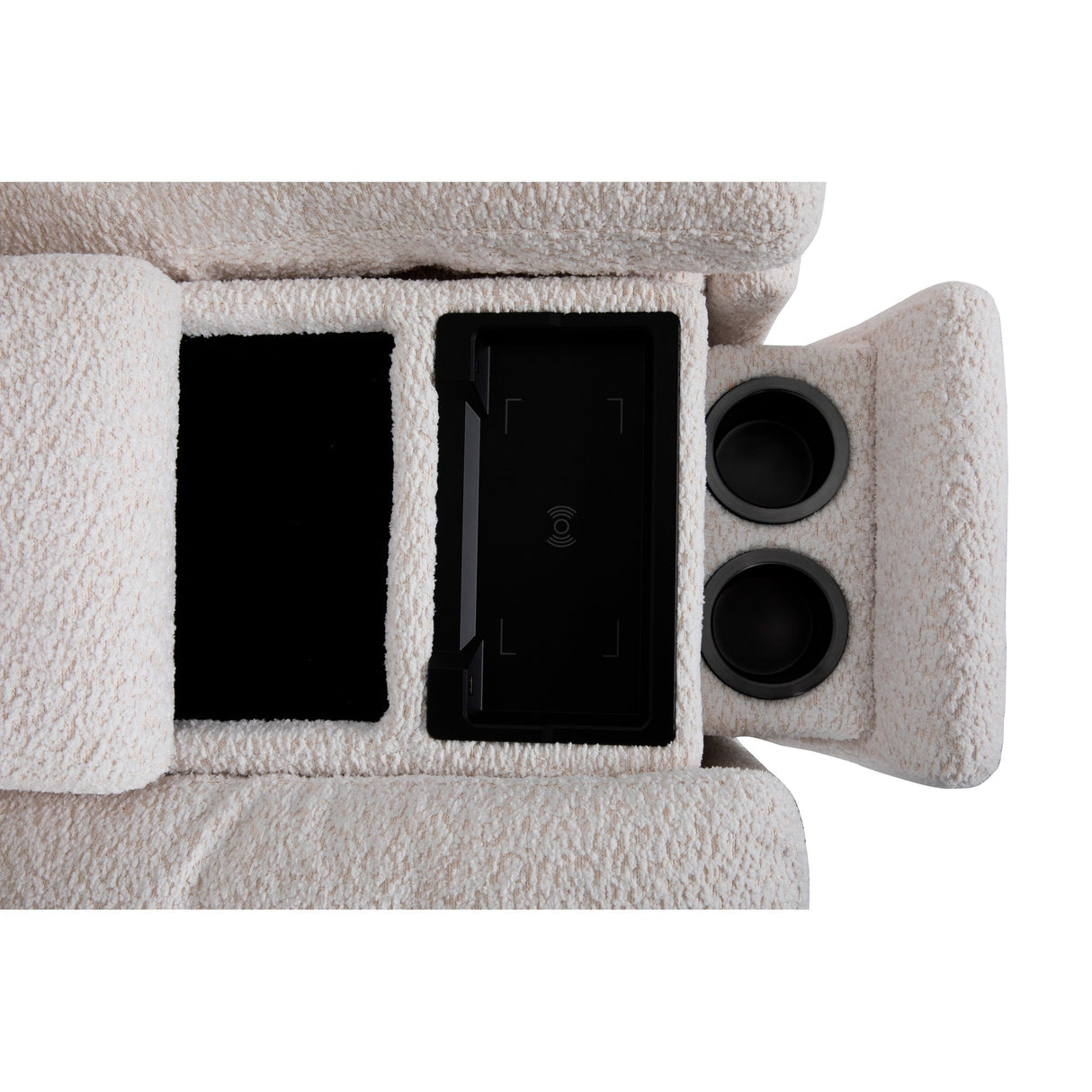 Detail view of Fiona Riverrock 6 Piece Power Reclining Sectional