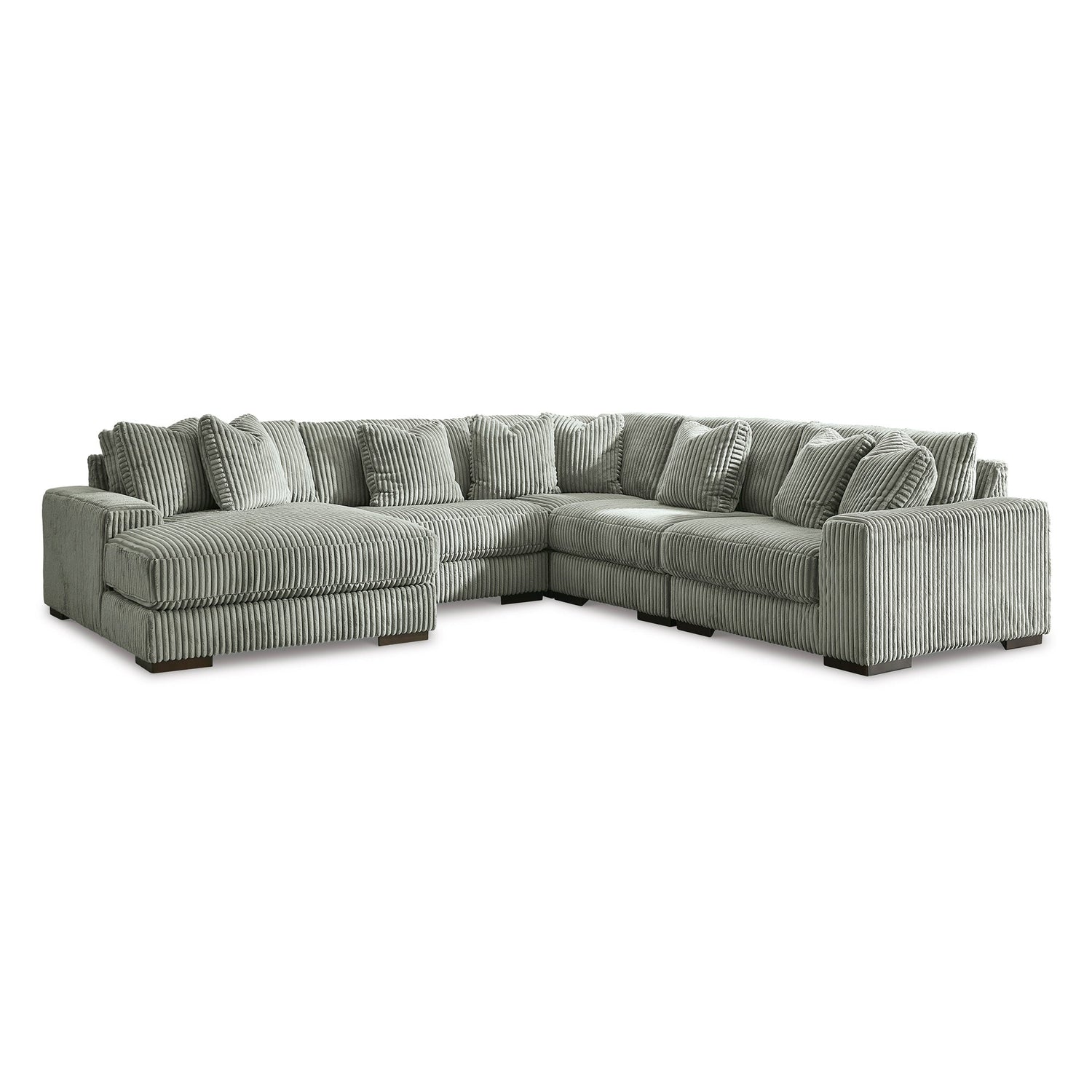Lindyn 5 Piece Left Chaise Sectional - QK1090744_ASHL_AFR_OL