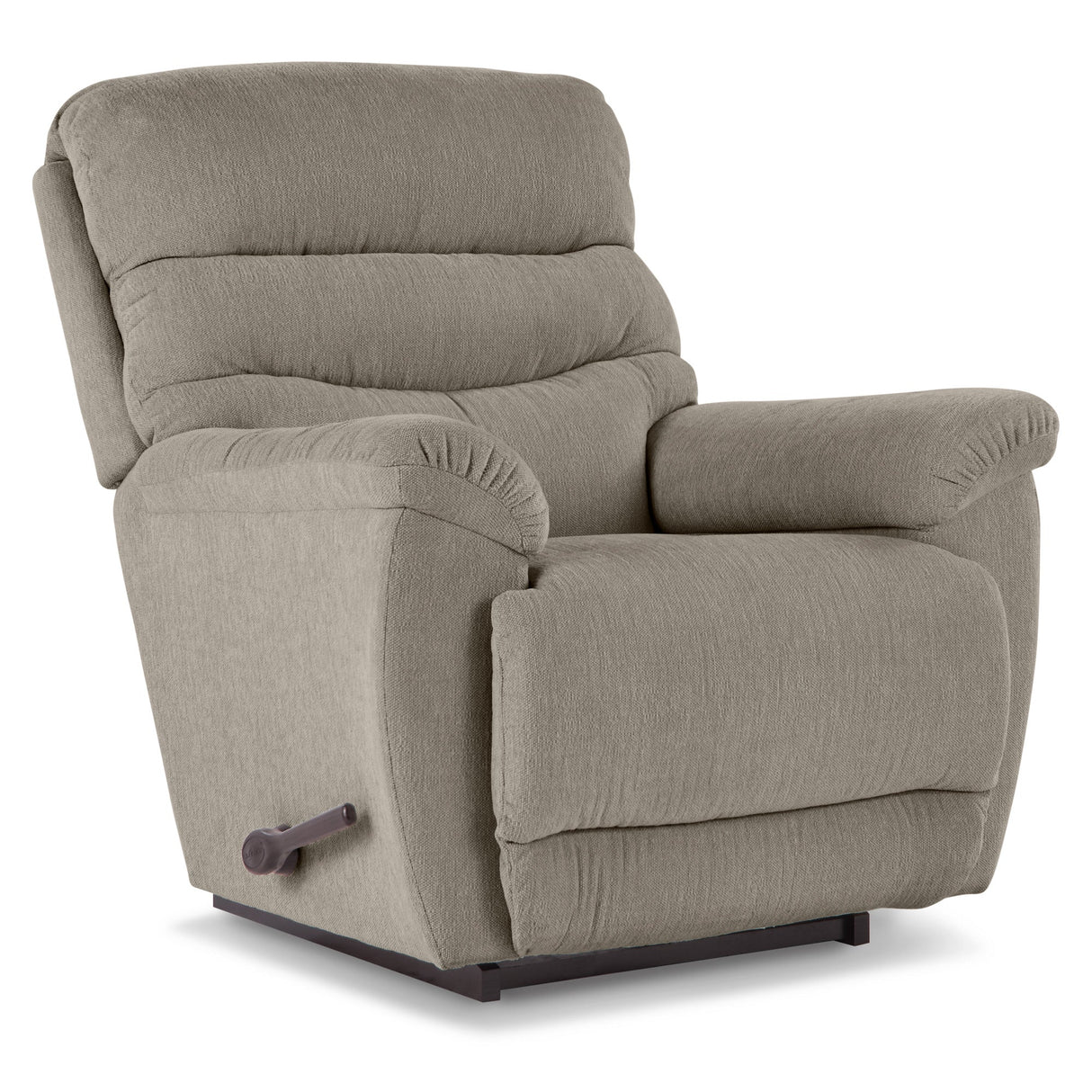 Front right view of Joshua Pebble Rocker Recliner