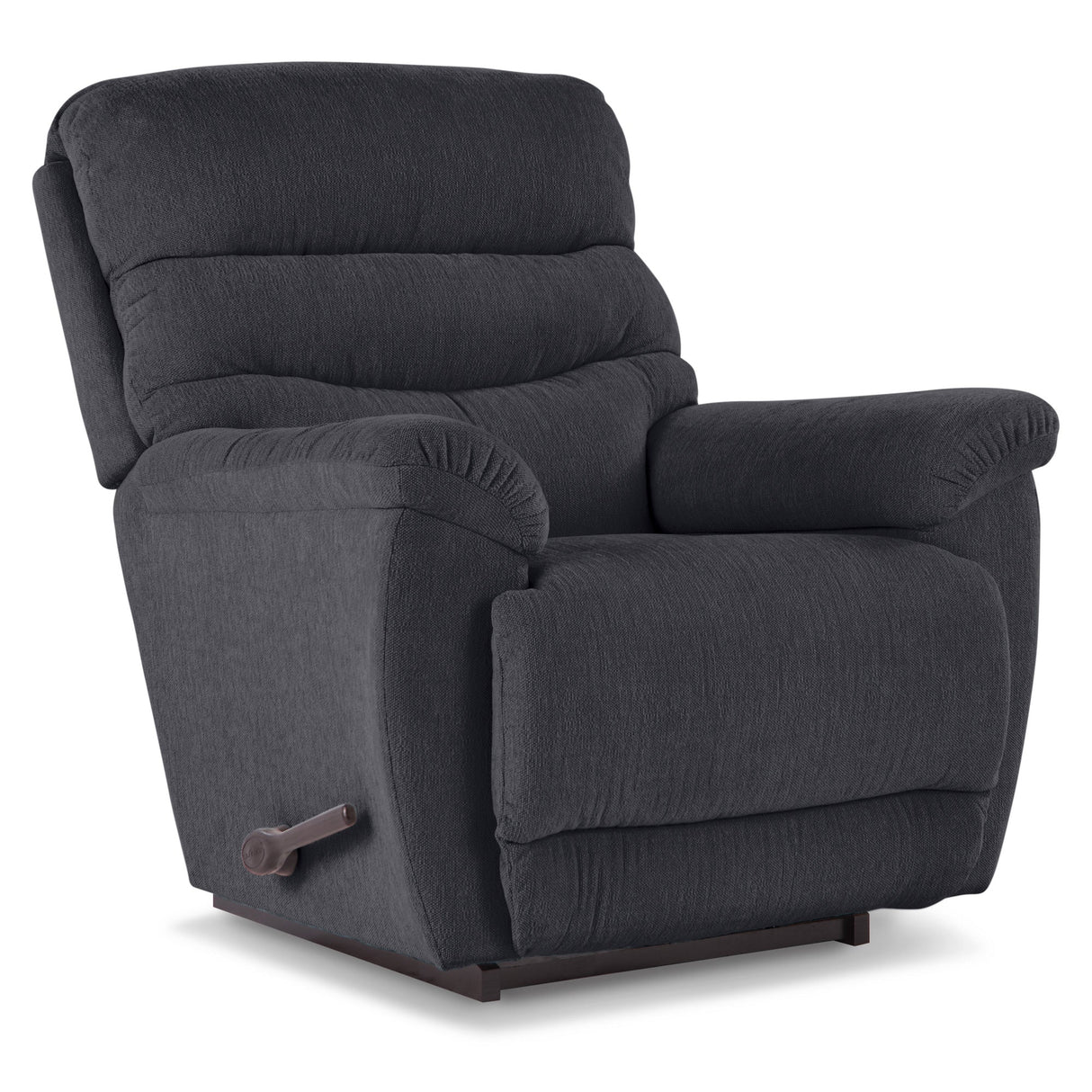 Front right view of Joshua Midnight Rocker Recliner